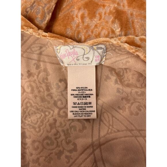 Free People Kimono OS One Size Womens Velvet Tassel Duster - Picture 6 of 6